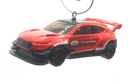 Ford Mustang Mach-E 1400 Red Christmas Ornament