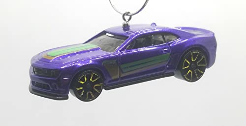 2013 Chevy Camaro Special Edition Purple Green Stripes Christmas Ornament
