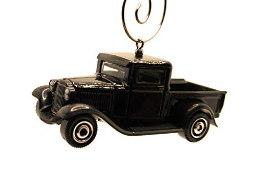 1932 Ford Pickup Truck  Black Christmas Ornament