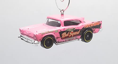 1957 Chevy Pink Christmas Ornament