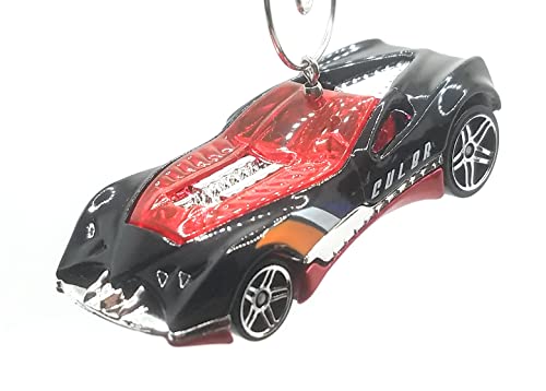 CUL8R Futuristic Car Black Red Christmas Ornament