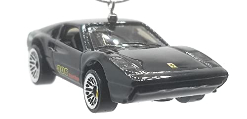 Ferrari 308 Black Christmas Ornament