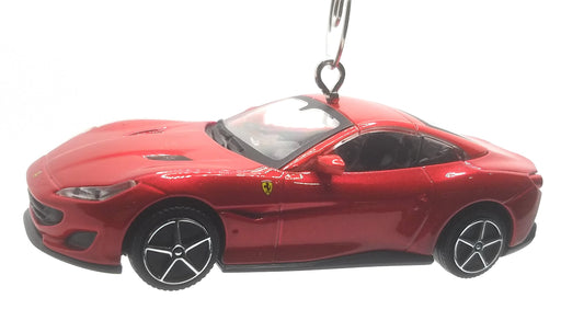 Ferrari Portofino 1:43 Large Red Christmas Ornament