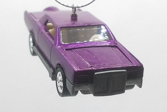 Lincoln Continental Purple Christmas Ornament