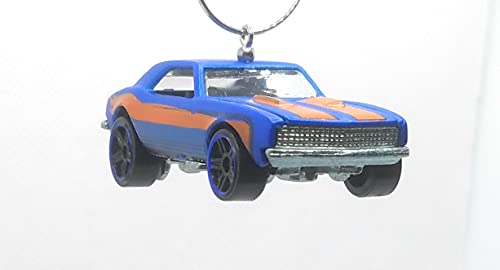 1967 Chevy Camaro Blue Red Stripe Christmas Ornament