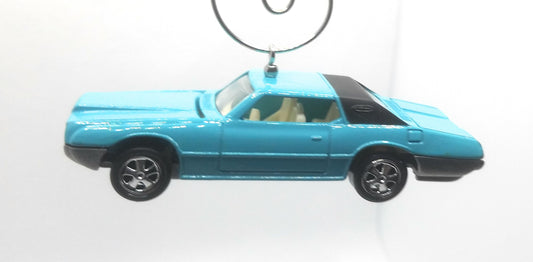 Ford Thurderbird T-bird Light Blue Christmas Ornament