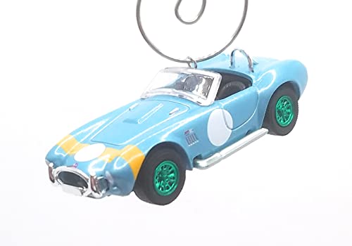 Ltd Ed Shelby Cobra 427 Blue Christmas Ornament