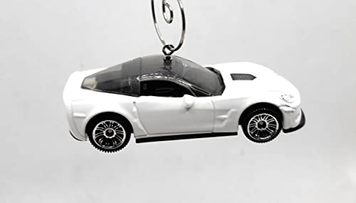 1999 Chevy Corvette ZR1 White Christmas Ornament
