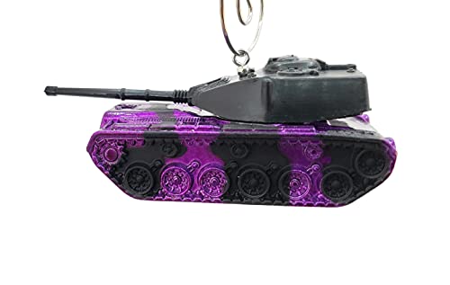 Tank Purple Christmas Ornament