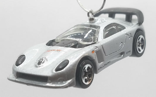 Callaway C-7 Race Car Silver Christmas Ornament