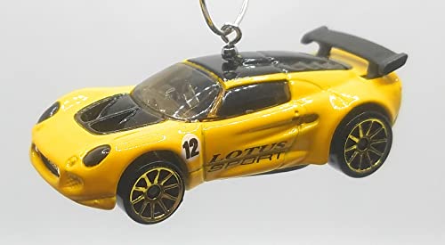 Lotus Sport Elise Yellow Black Christmas Ornament