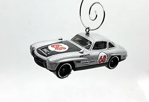 Mercedes-Benz 300SL Silver Christmas Ornament