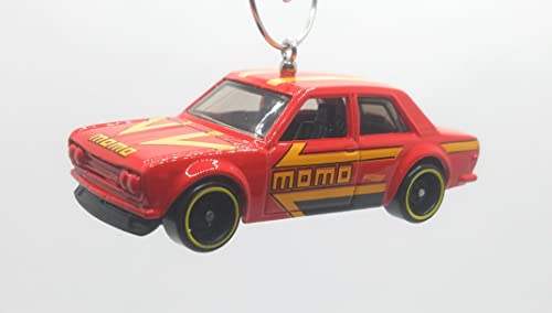 Datsun Bluebird 510 Momo Red Yellow Stripes Christmas Ornament