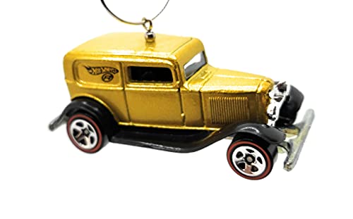 1932 Ford Delivery Truck Gold Christmas Ornament