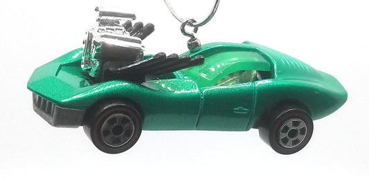 Chevy Corvette Concept Dark Green Christmas Ornament