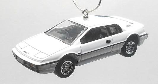 Lotus Esprit 1 White Black Christmas Ornament