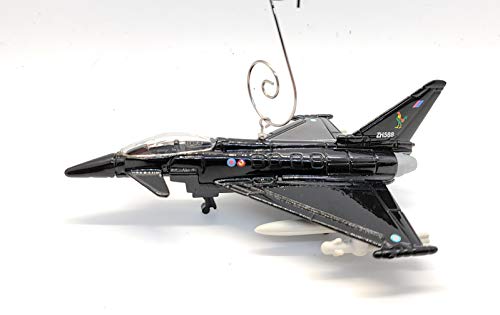 EF-2000 Eurofighter Typhoon RAF Jet Aircraft Airplane Custom  Christmas Ornament