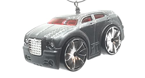 Chrysler 300C Tooned Dark Silver Christmas Ornament