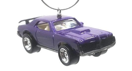 1969 Mercury Cougar Purple Black Christmas Ornament