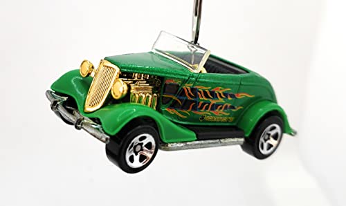 Ford Roadster Convertible Green Christmas Ornament