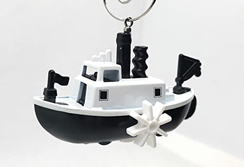 Steamboat Willy Paddle Boat Christmas Ornament