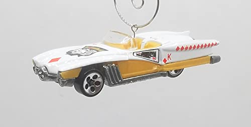 Lowrider Hot Rod Kind of Diamonds White Christmas Ornament