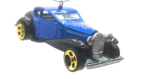 1932 Bugatti Type 50 Blue Black Christmas Ornament