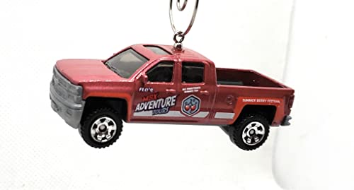 2014 Chevy Silverado 1500 Red Christmas Ornament
