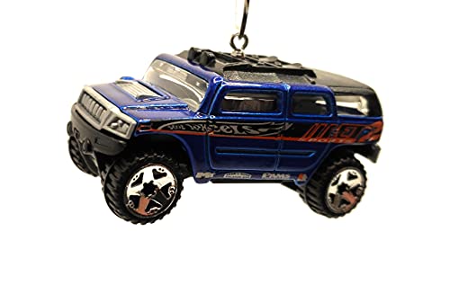 Rockster Hummer Blue Christmas Ornament