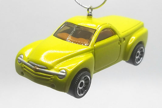 Chevy SSR Dew Yellow Christmas Ornament