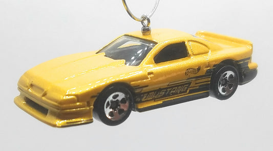 Ford Mustang Cobra Gold Black` Christmas Ornament