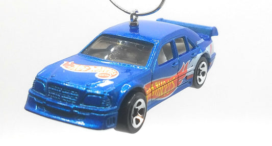 Mercedes C-Class Blue Christmas Ornament