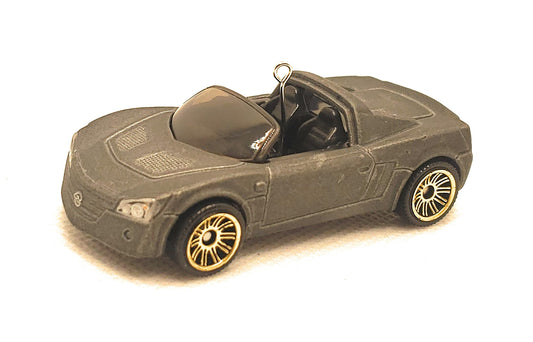 Opel Speedster Convertible Grey Christmas Ornament