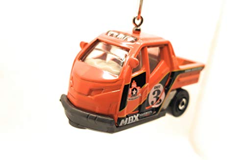 Meter Maid Cart  Orange Christmas Ornament