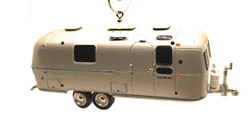 1972 Airstream Land Yacht Safari Trailer  Gray Christmas Ornament