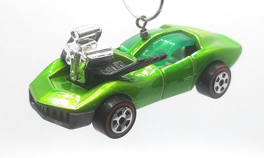 Chevy Corvette Concept Light Green Christmas Ornament