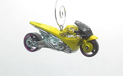 Sport Motorcycle Green Christmas Ornament