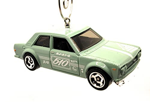 1971 for Datsun 510  Light Green Christmas Ornament