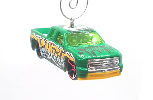 Chevy Silverado Truck Green Christmas Ornament