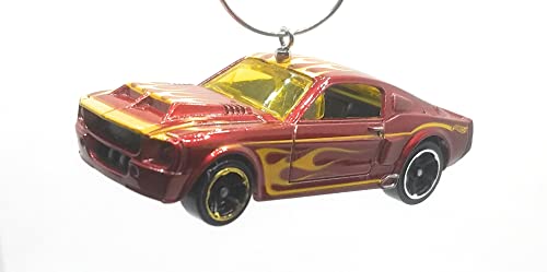 1967 Shelby GT-500 Red Yellow Flames Christmas Ornament