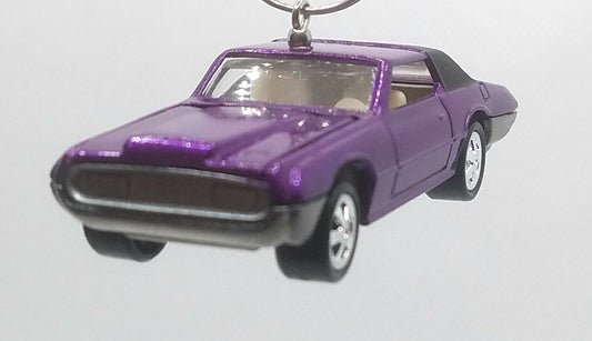 Ford Thunderbird T-Bord Purple Black Christmas Ornament