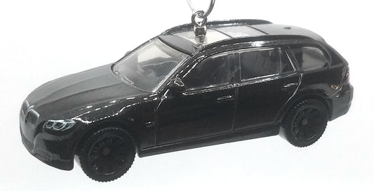 2012 BMW 3 Series Touring Black Christmas Ornament