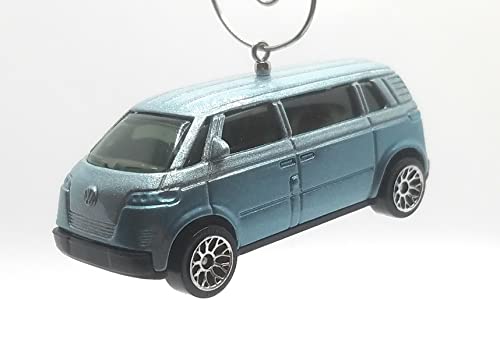 Volkswagen Microbus Blue Christmas Ornament