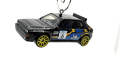Lancia Delta Integrale Black Christmas Ornament