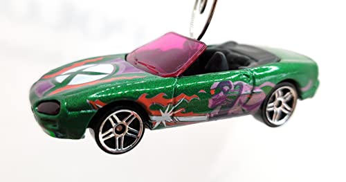 Jaguar XK-8 Green Convertible Christmas Ornament