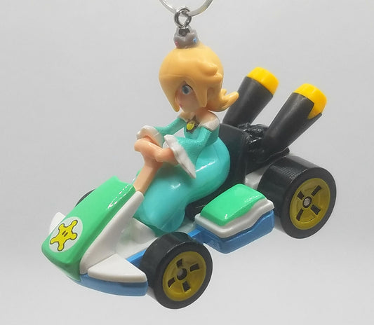 Mario Kart Pricess Rosalina Standard Cart Blue Green Christmas Ornament