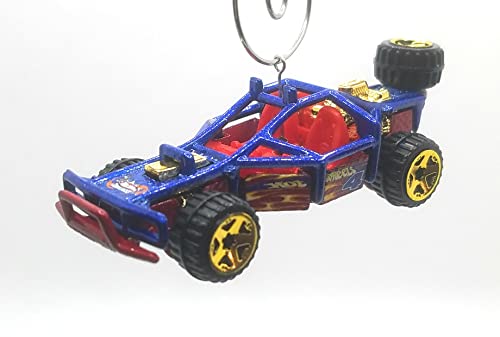 Roll Cage Dune Buggy Sand Rail Blue Red Christmas Ornament