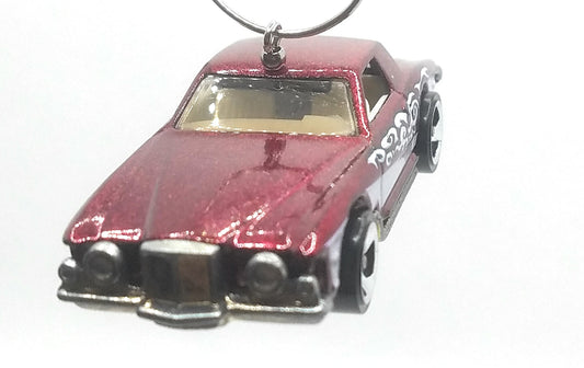 Stutz Blackhawk Dark Red White Decals Sides Christmas Ornament