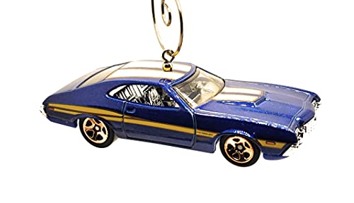 1972 for Ford Gran Torino Sport  Blue Christmas Ornament