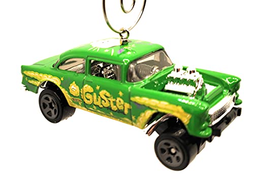 1955 Chevy Bel Air Gasser Guster  Green Christmas Ornament